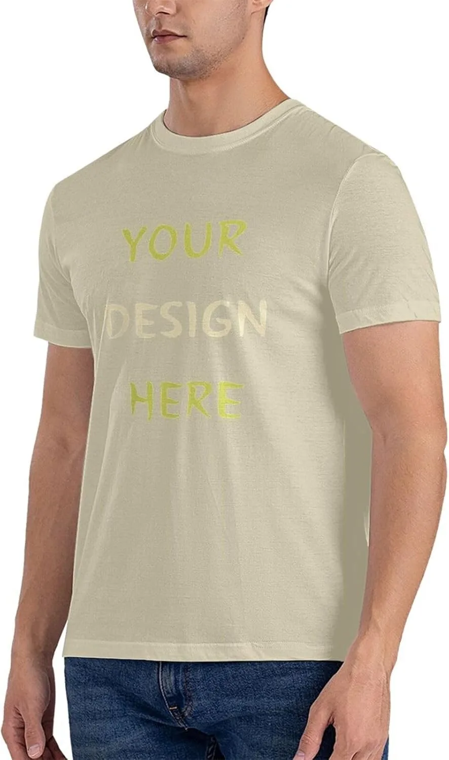 Футболка Custom с фото и текстом, мужская, с юмором — фото 2