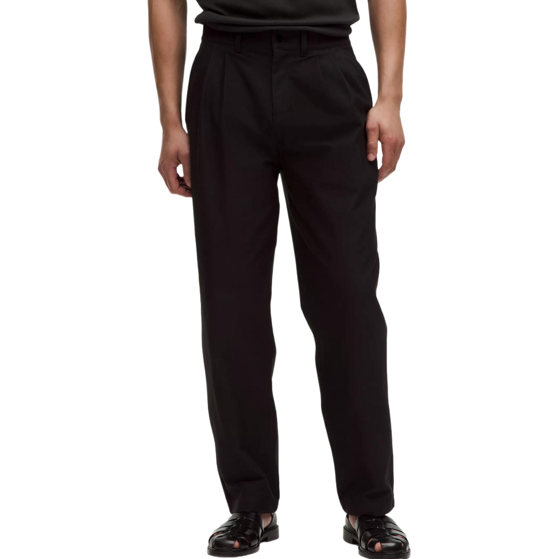 

Lululemon Мужские повседневные брюки Utilitech Relaxed Pleated Trouser Casual Pants, черные