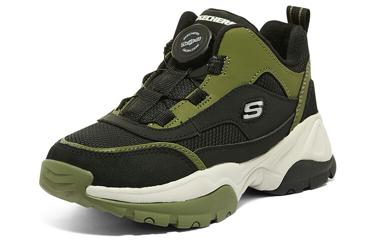 Кроссовки Skechers Sport Kids Lifestyle Shoes GS Mid-top, оливковый — фото 3