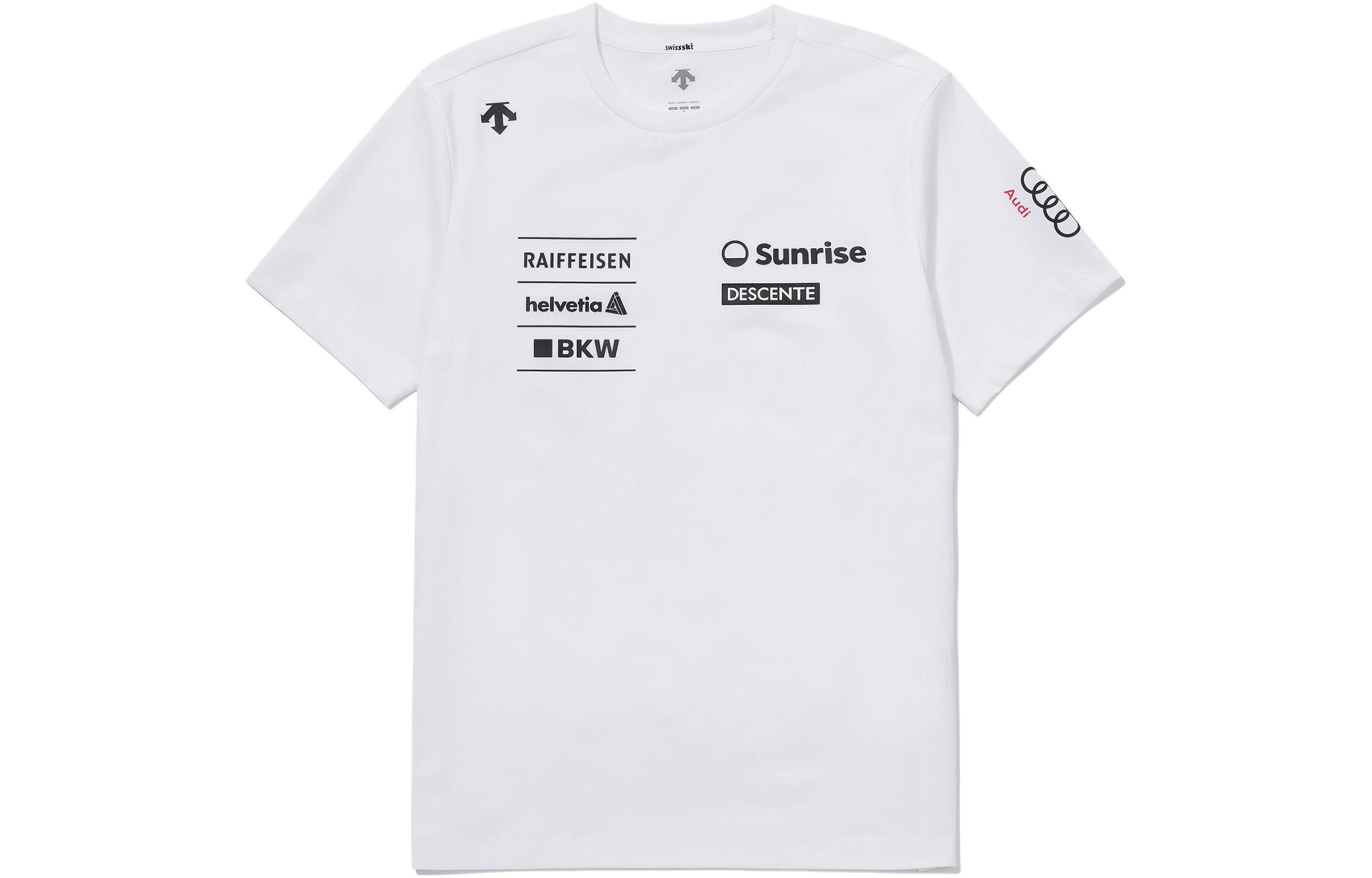 

Футболка SWISS SKI Unisex DESCENTE, белый