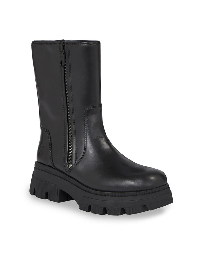 Ботинки на плоской подошве Chunky Combat Zip Boot Wn Calvin Klein, черный — фото 2