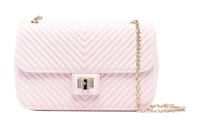 

Furla Поп-звезда стеганая кожаная поясная сумка через плечо женская розовая