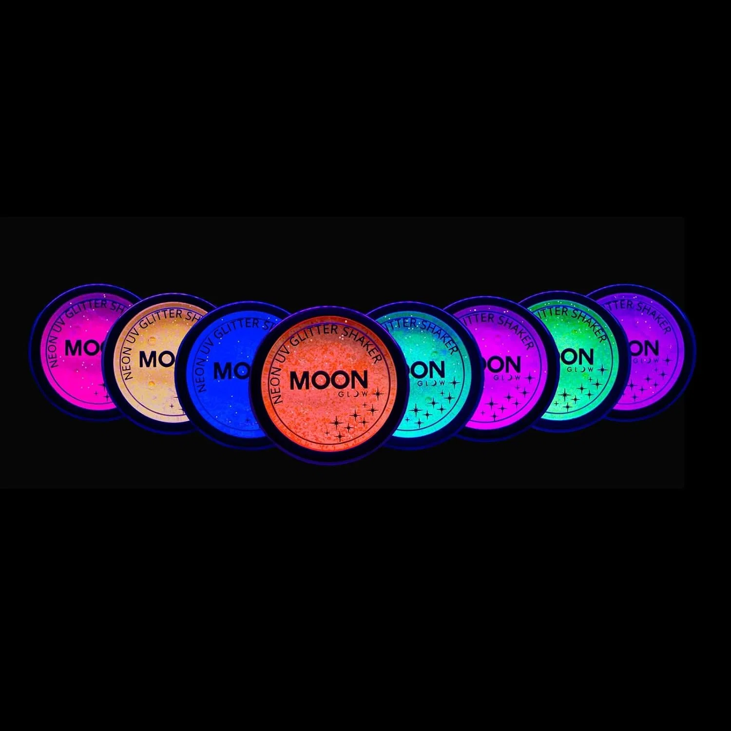 Набор для тела Moon Glow 8 шт + гель-фиксатор с блестками 5г, ассорти — фото 3