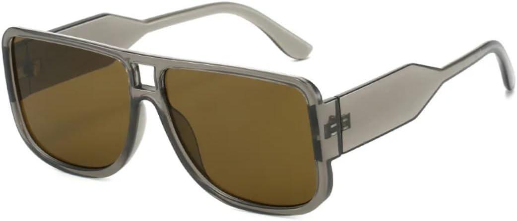 

Модные солнцезащитные очки большого размера для женщин, роскошные градиентные очки для женщин, защита от УФ-излучения UV400 для активного отдыха на открытом воздухе TYUVIVO, Brown