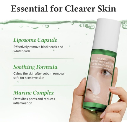 Гель для умывания Dr.Althea — Dr. Premium Quick Step Sebum Cleaner - быстрое и эффективное средство от черных точек — фото 3