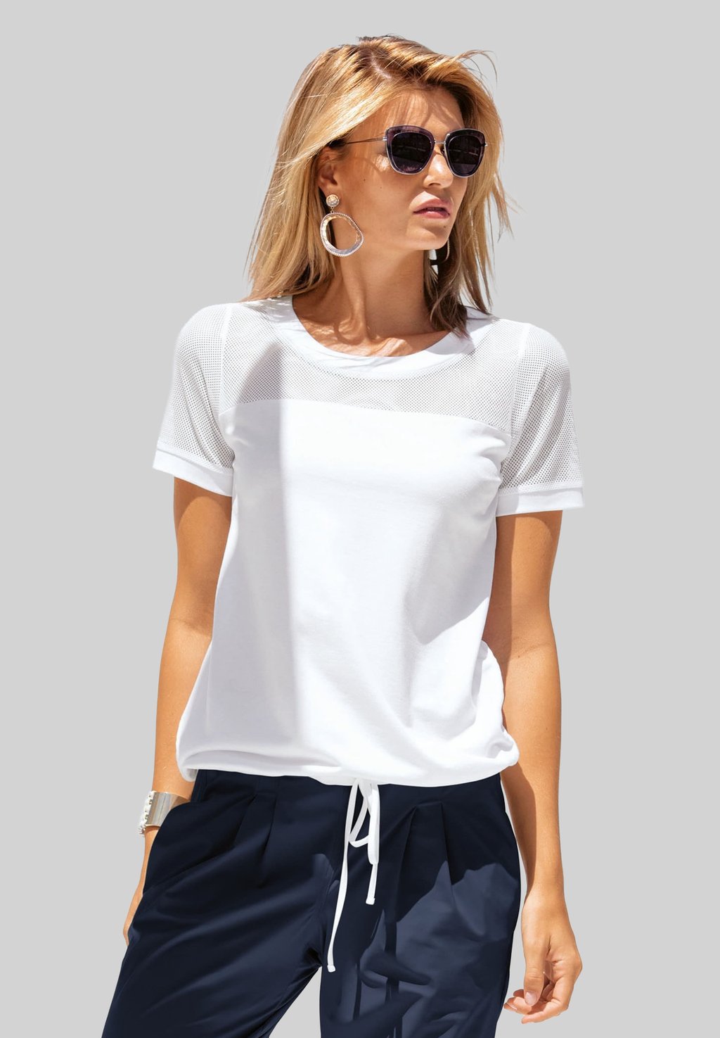 

Футболка с принтом Blouse MADELEINE, белый