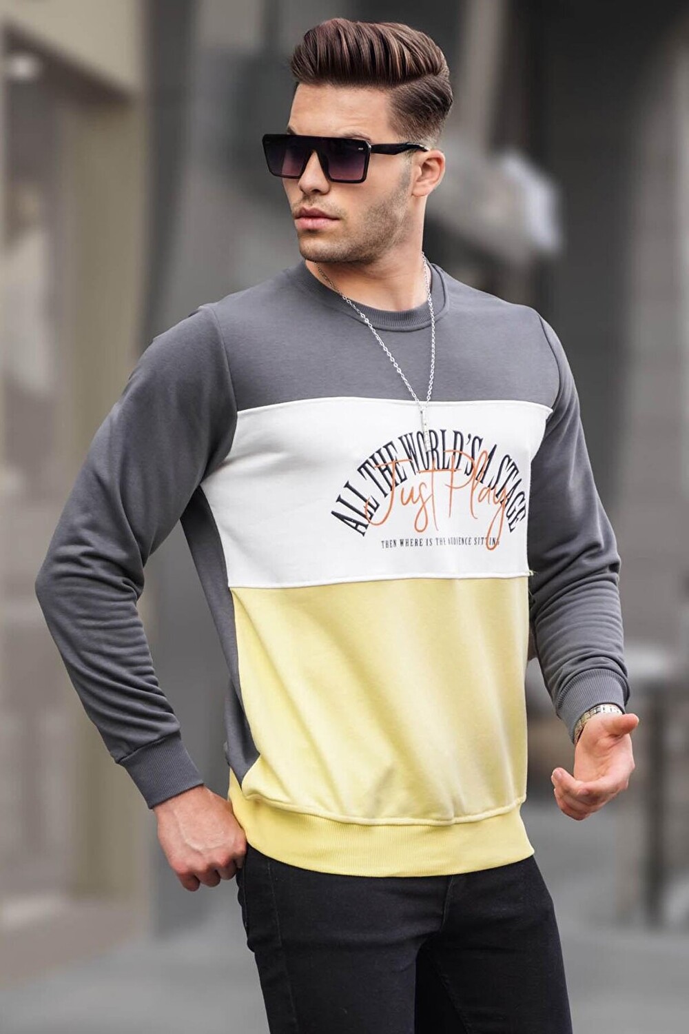 

Толстовка с принтом Smoked Crew Neck 6013 MADMEXT