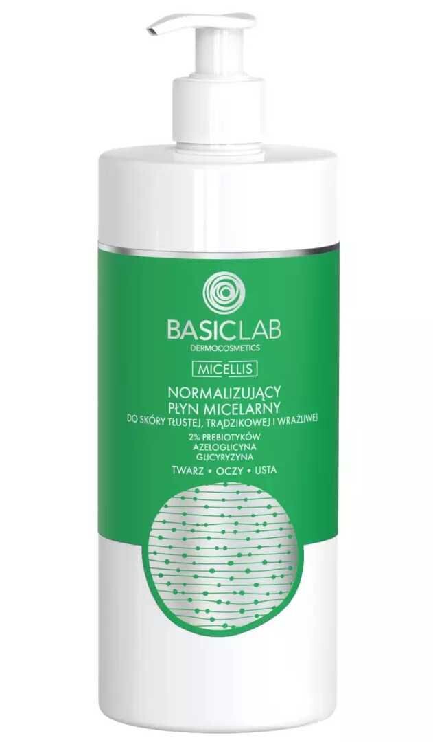 

Мицеллярная жидкость Basiclab Normalizujący, 500 мл
