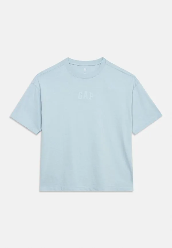 Мягкая футболка с логотипом, базовая футболка Gap, Sail Blue — фото 3