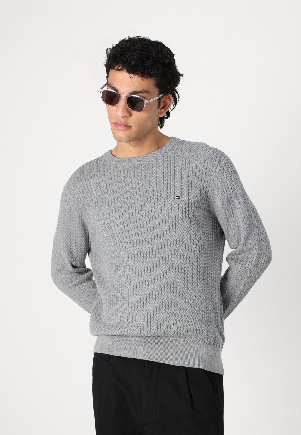 

Джемпер STRUCTURE Tommy Hilfiger, серый