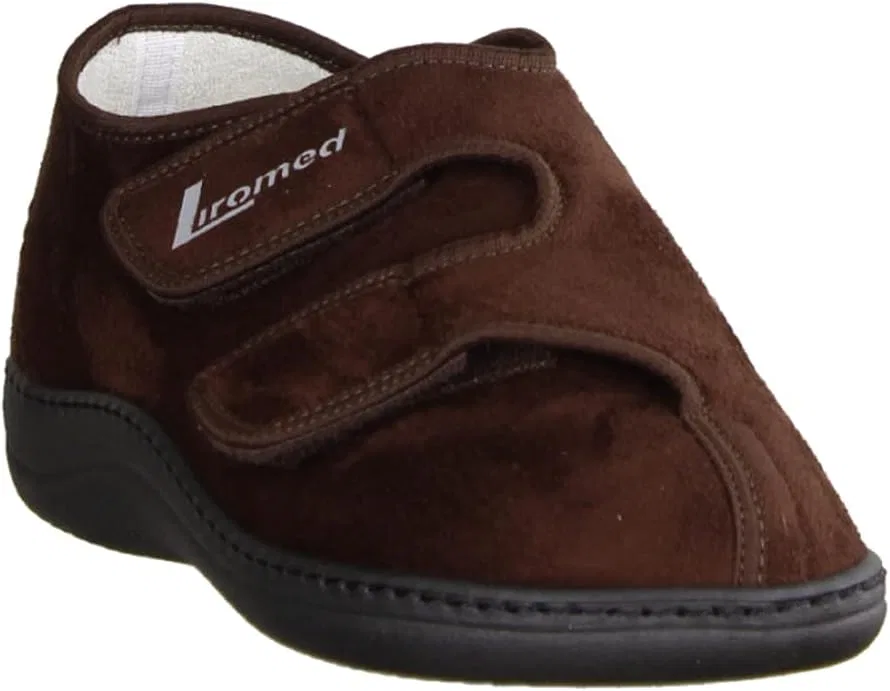 Liromed 476-20Z7 Mocca (коричневый) - Закрытые тапочки - Мужская обувь для профилактики диабета, коричневые — фото 3