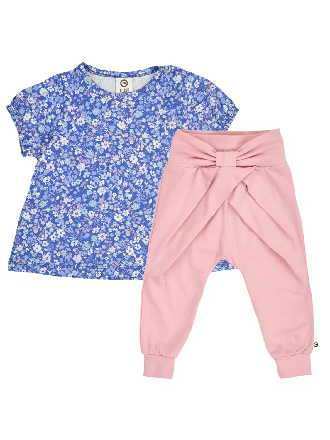 Комплект одежды Müsli By Green Cotton, Blue/Light Blue/Rose