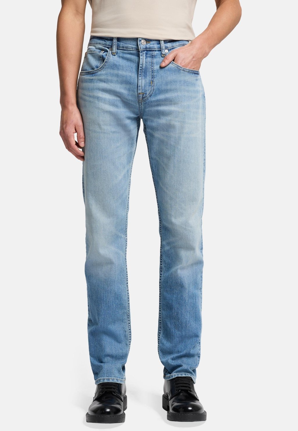 

Джинсы прямого кроя 7 for all mankind, светло-голубой