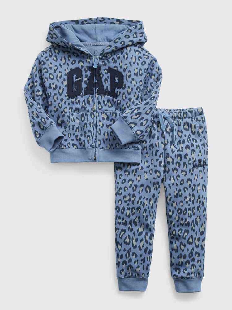 

Флисовый спортивный костюм Gap, синий