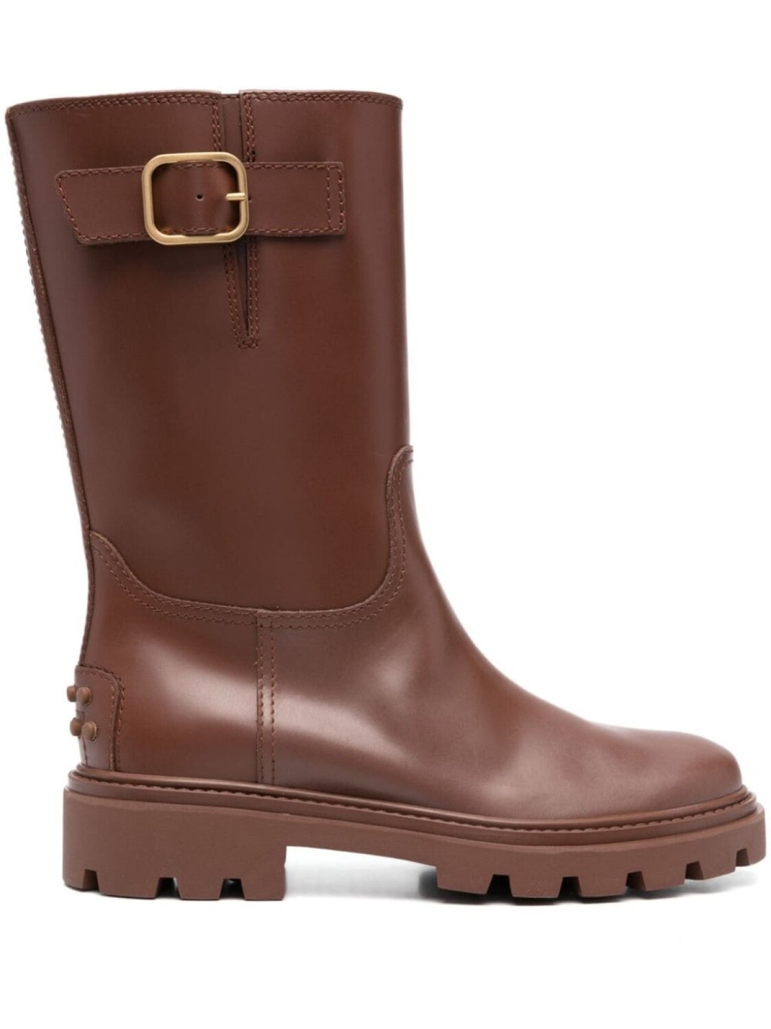 

Tod's сапоги с пряжкой, коричневый