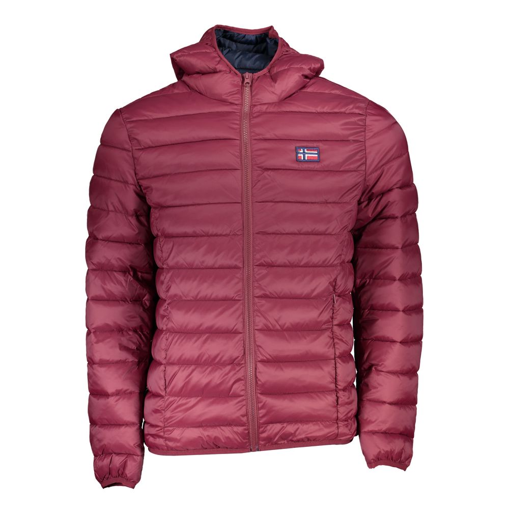 

Шикарная розовая куртка с капюшоном и уникальной аппликацией Geographical Norway