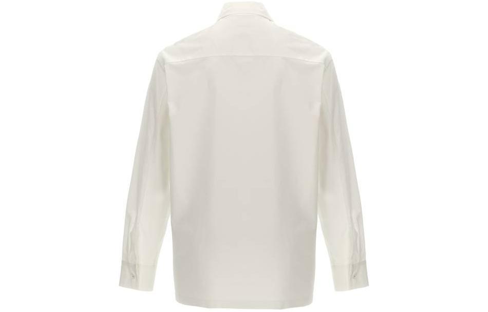 Рубашка с длинными рукавами на пуговицах Jil Sander, белый — фото 3