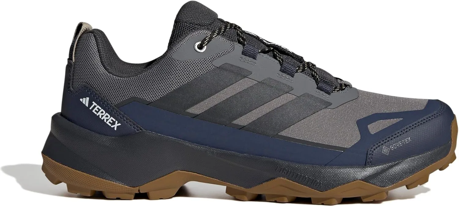 Кроссовки Adidas Terrex Skychaser AX5 GTX BLACAR/Owhite/WONALU, синий/серый/угольный — фото 2
