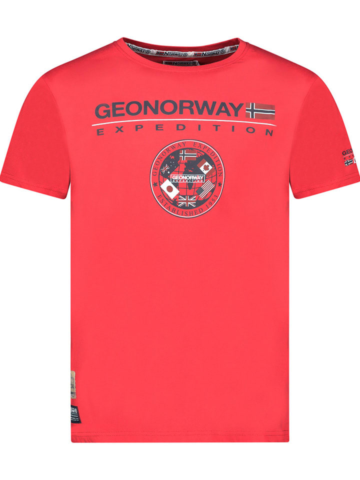 

Футболка Jvick Geographical Norway, красный