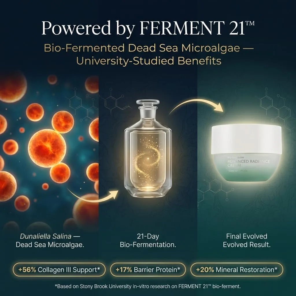 Крем для лица Seacret — Увлажняющий Minerals Bio Skin Glow Advanced Radiance Cream, ,7 жидких унций, 50 мл — фото 4