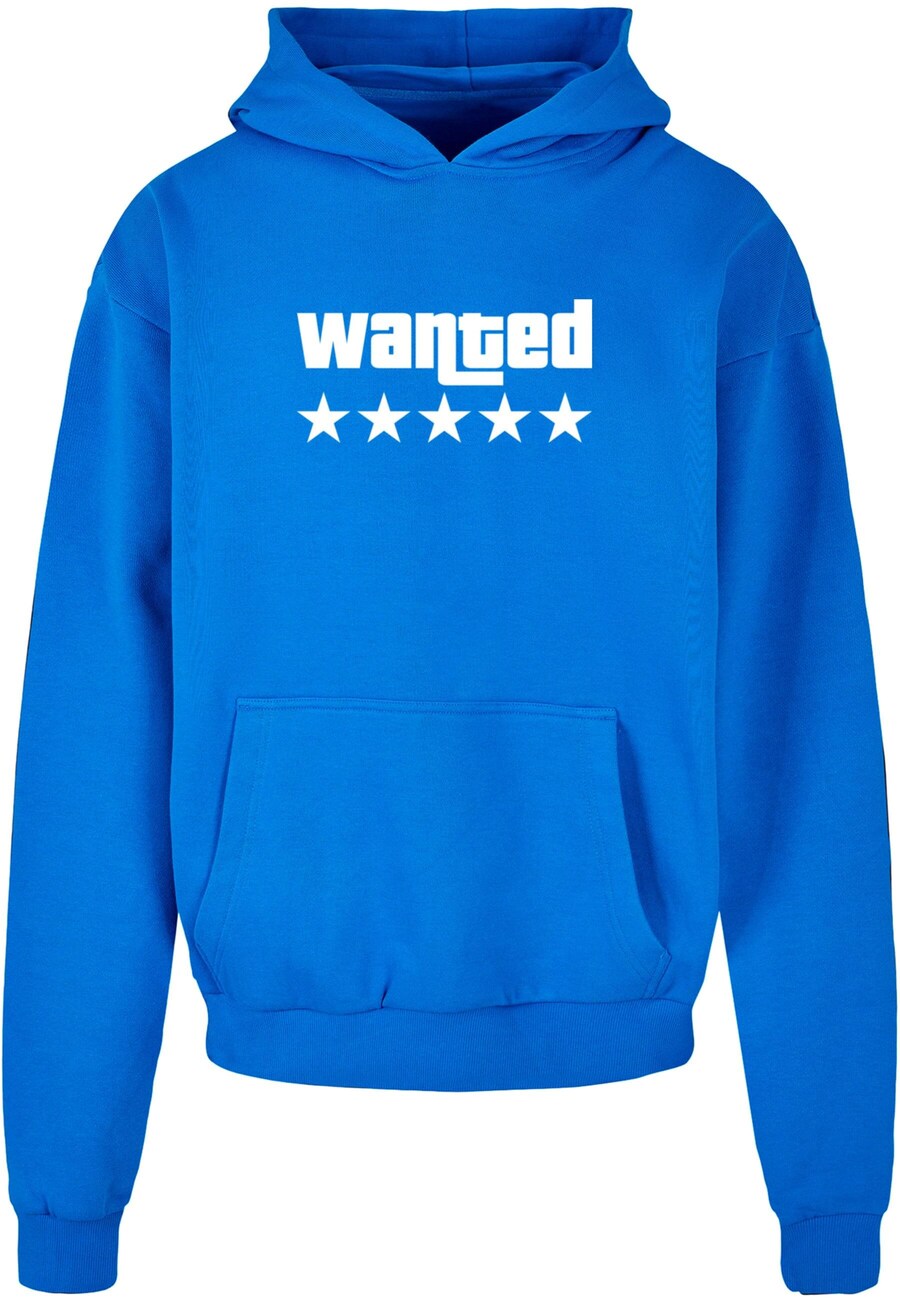 

Толстовка с капюшоном Merchcode Sweatshirt Wanted, коабльтовый синий