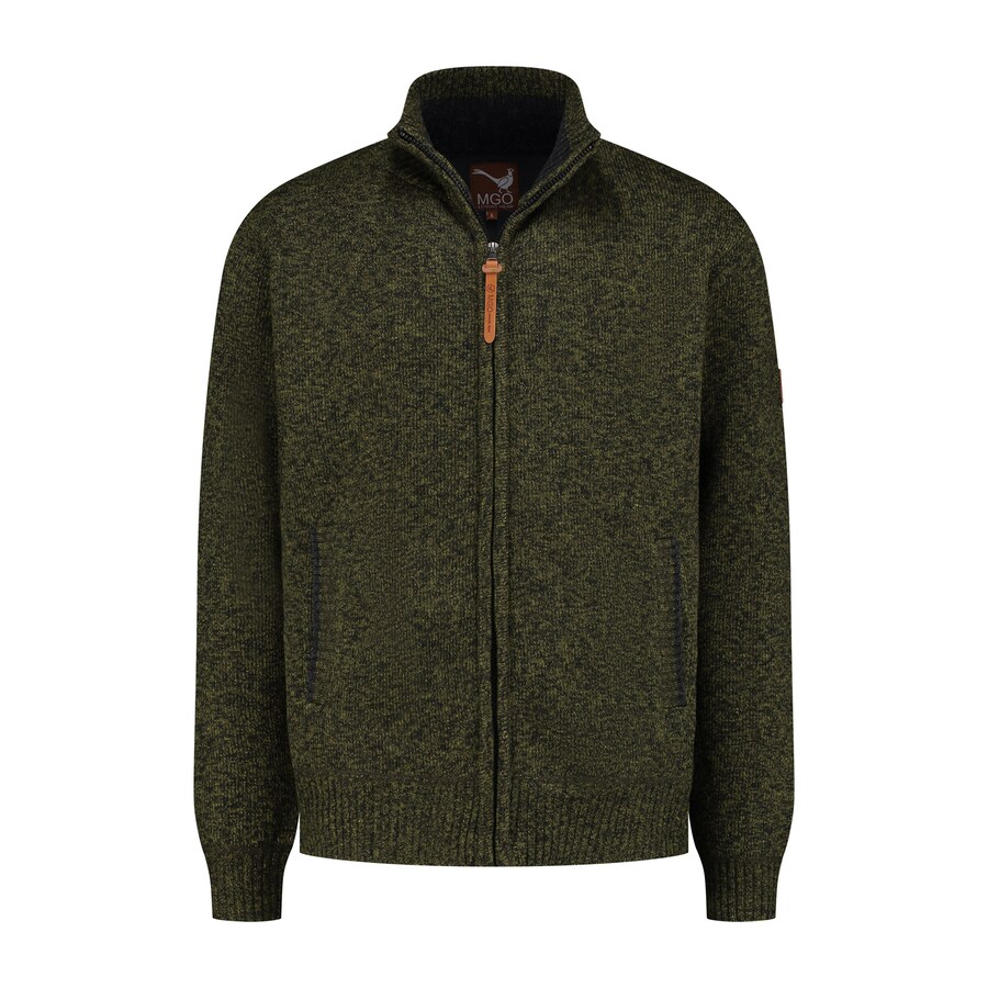 

Вязаный кардиган MGO Knit Cardigan Pine, хаки