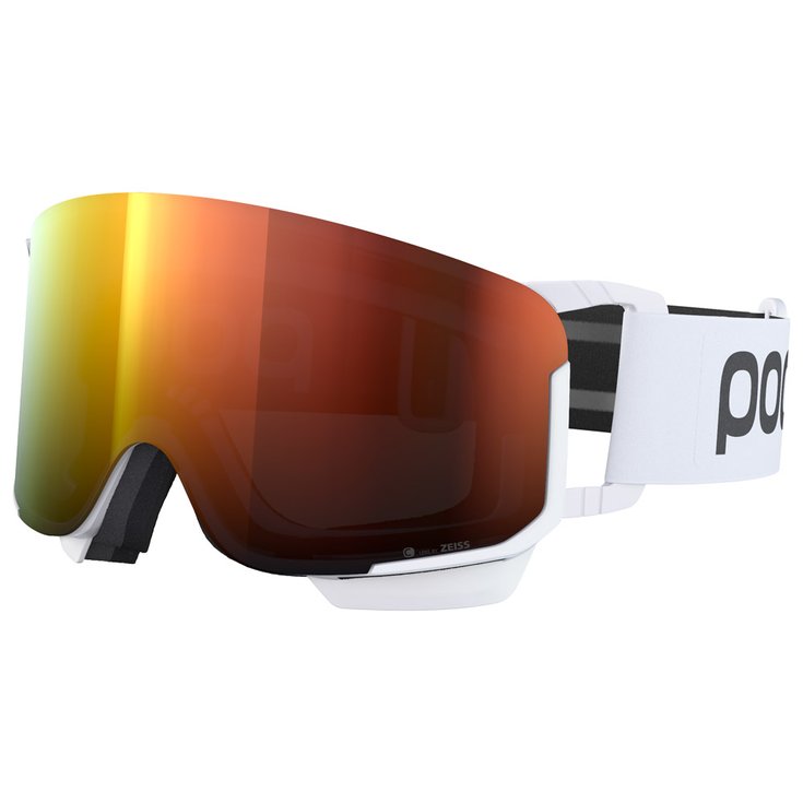 

Горнолыжные очки Nexal Mid Hydrogen, белые, прозрачные, интенсивные, частично солнечно-оранжевые Poc