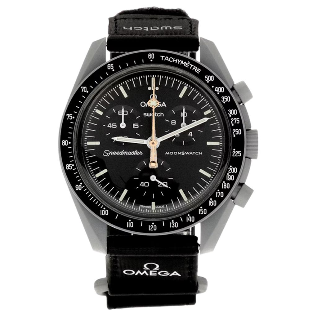 

SWATCH Часы Unisex Black Watch SO33M102-110, Black Dial