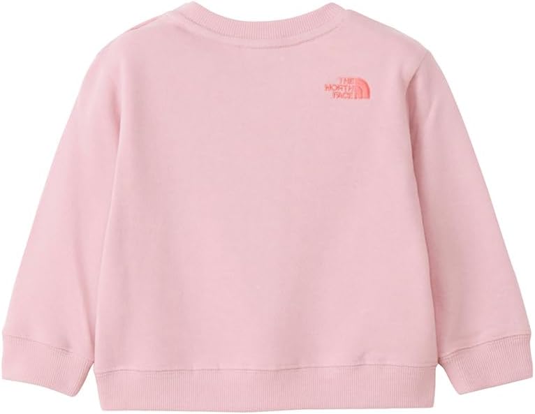 Детская спортивная толстовка The North Face с логотипом, металлический розовый — фото 2