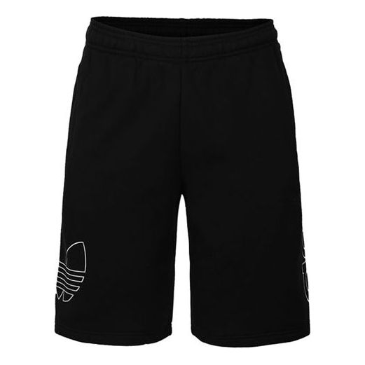 

Шорты originals large logo printing sports shorts black Adidas, черный
