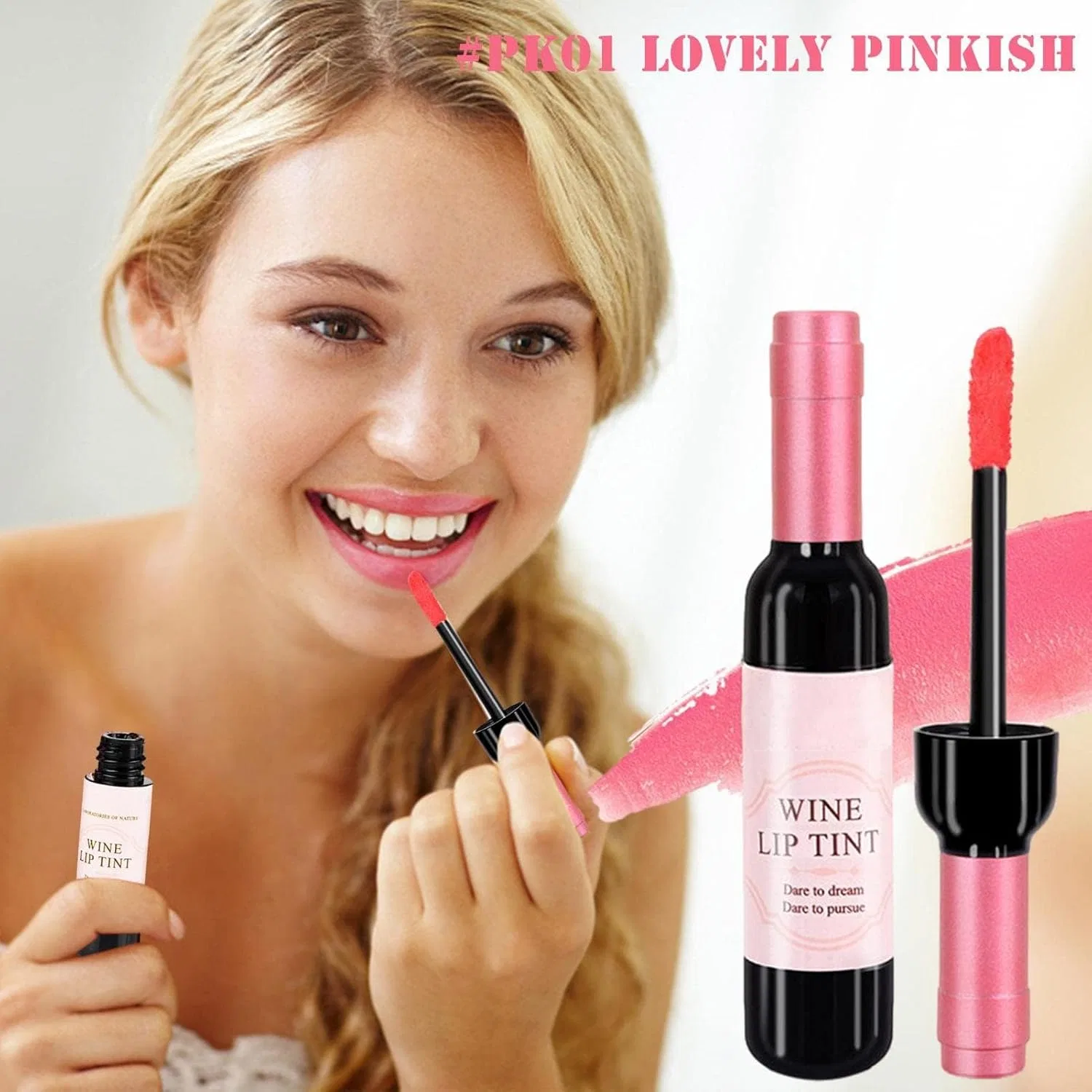 Матовая жидкая помада Wine Lip Tint Cozbumor, 6 цветов — фото 3