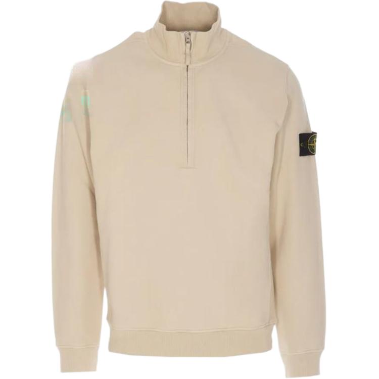 

Поло унисекс бежевый STONE ISLAND