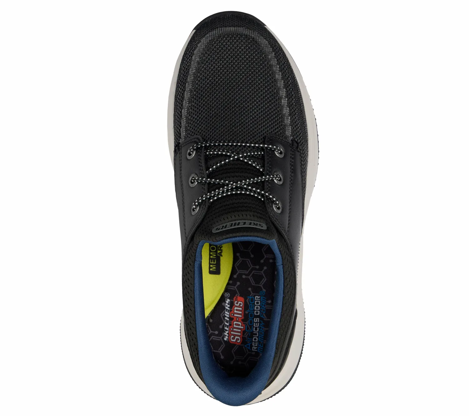 Слипоны, свободный крой: Meroe - Alden, свободный носок Skechers, BLK — фото 2