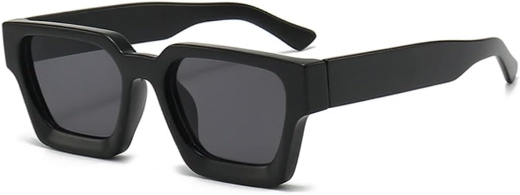 

Солнцезащитные очки для мужчин и женщин - защита UV400 - цветные линзы с леопардовым принтом синего и зеленого цвета для занятий спортом на открытом воздухе и вождения DSVIGF, Matte Black Gray