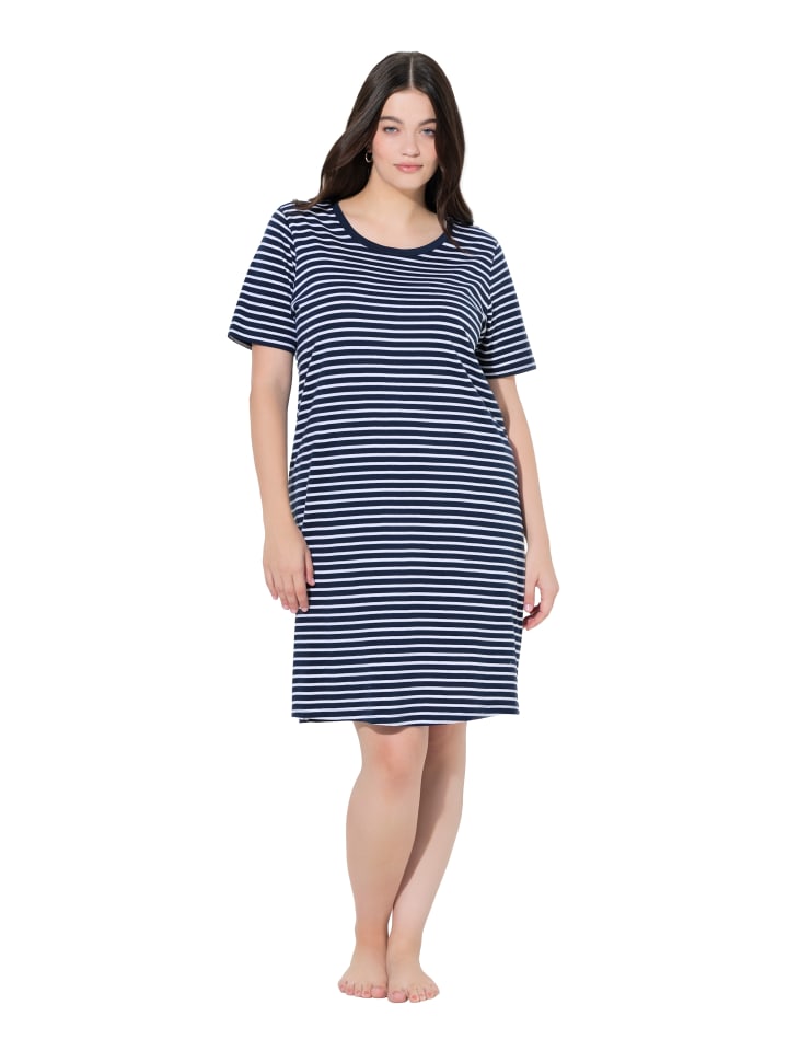 

Ulla Popken Ночная рубашка темно-синего цвета