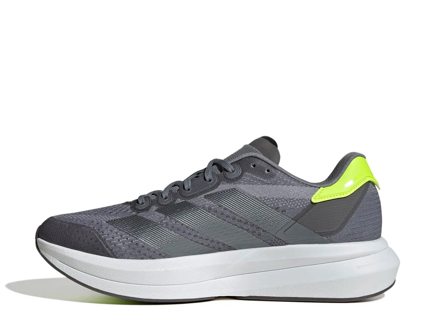 Кроссовки adidas Duramo Speed 2 Running Shoe - Men's, серый/зеленый — фото 2