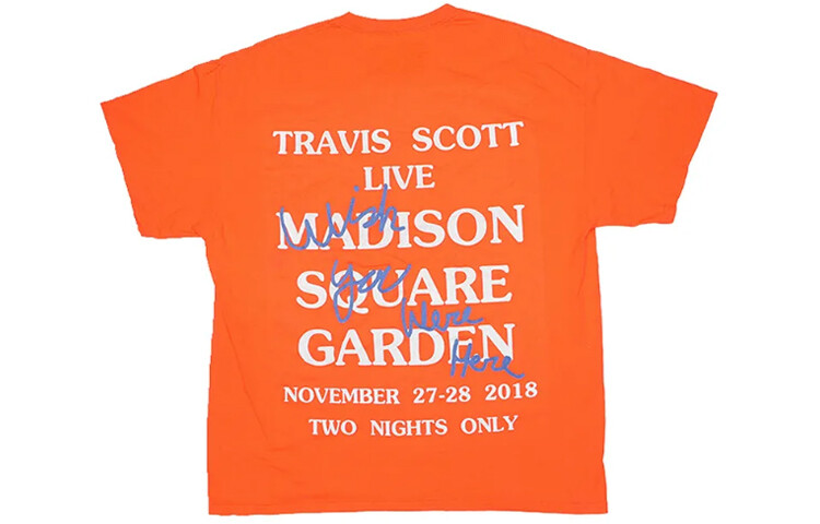 

Футболка унисекс оранжевая Travis Scott, оранжевый
