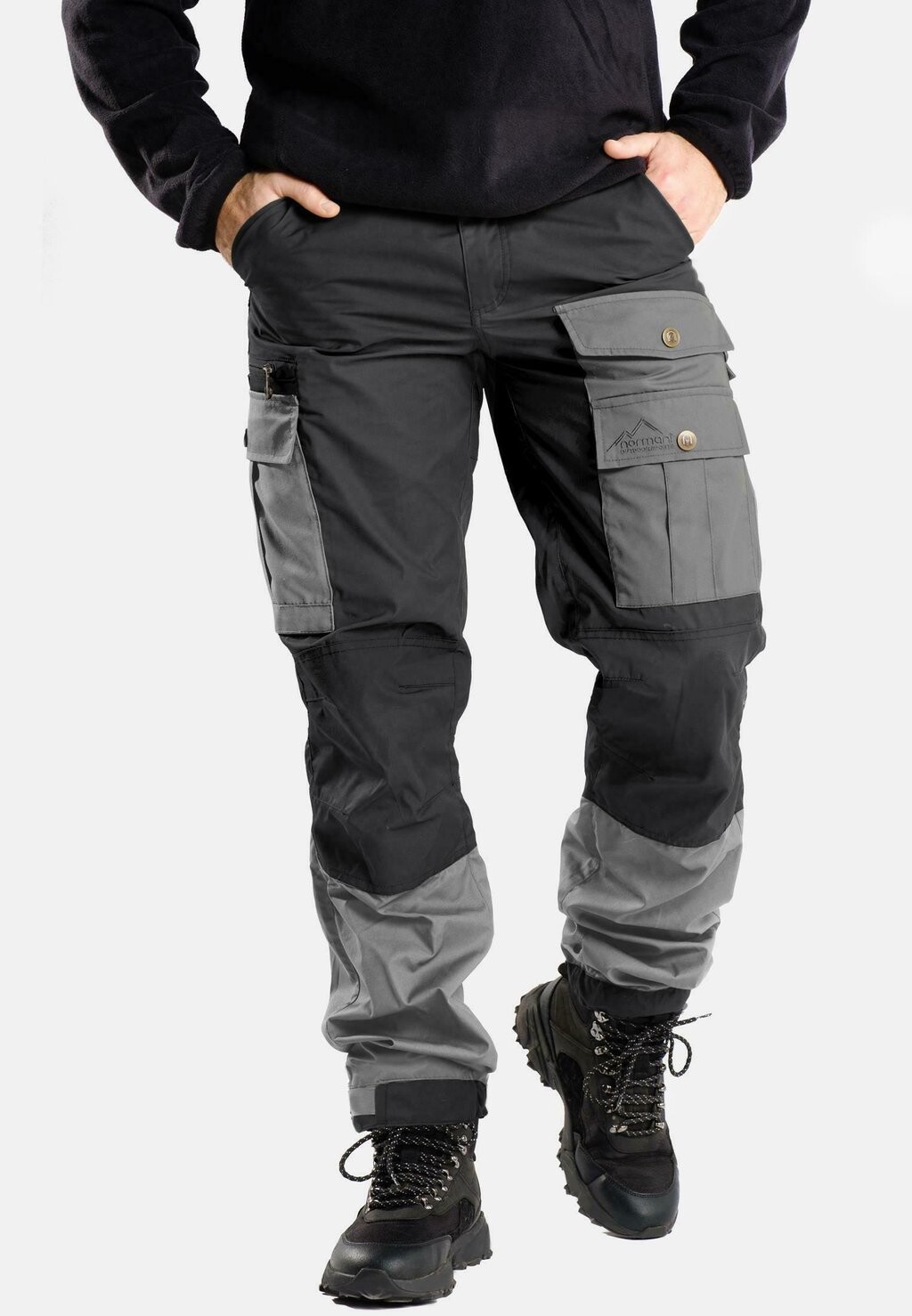 

Брюки-карго OUTDOORHOSE WANDER HOSE FUNKTIONSHOSE normani Outdoor Sports, серый