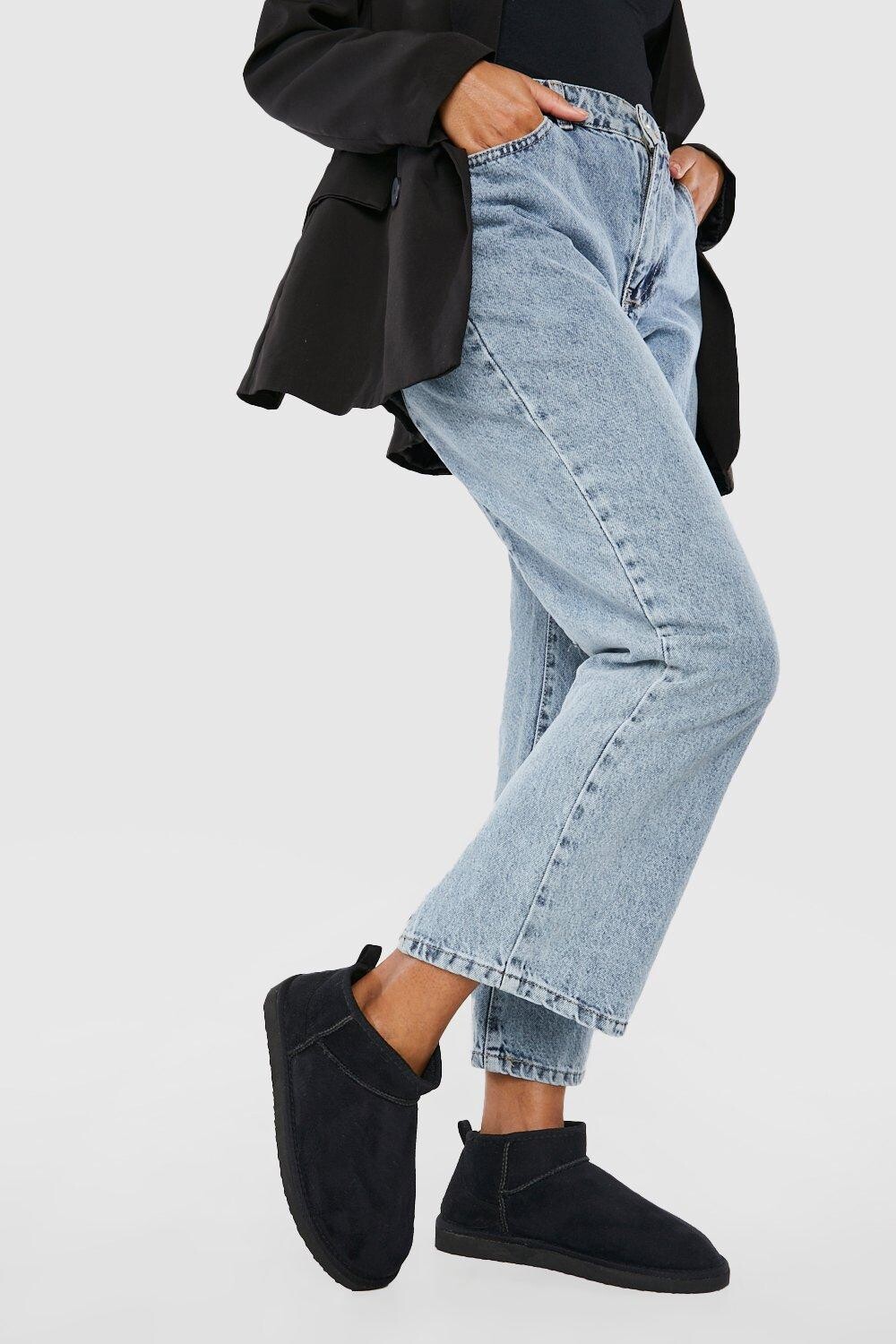 

Ультра Мини Уютные Сапоги boohoo, черный