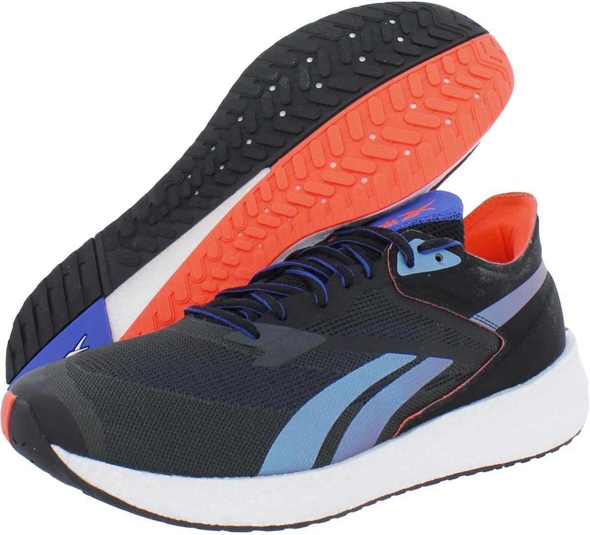 Мужские беговые кроссовки Reebok Floatride Energy Symmetros, черный/синий/оранжевый — фото 2