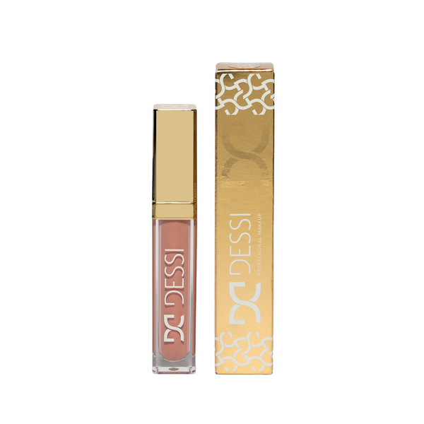 

Блеск для губ миндаль 103, 5,5 мл Dessi Cosmetics Creamy cover lip gloss, цвет almond 103
