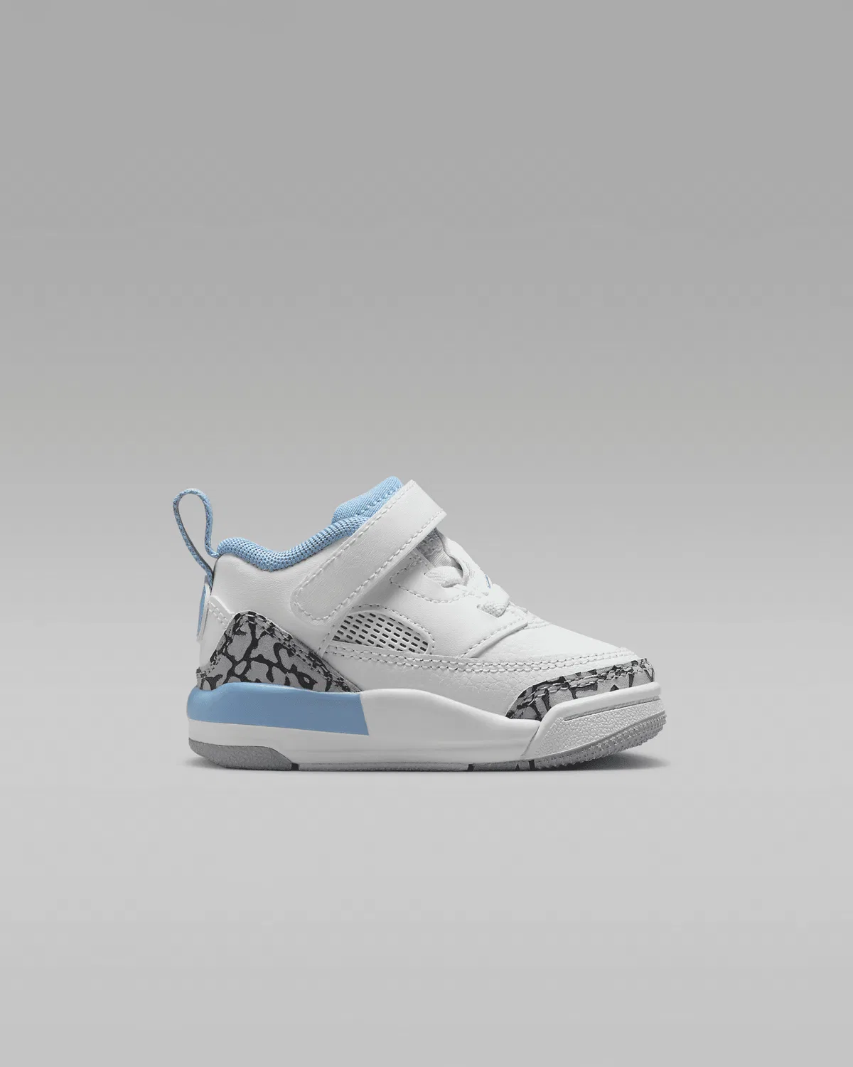 Детские кроссовки Jordan Spizike Low, White/Wolf Grey/Anthracite/University Blue — фото 3