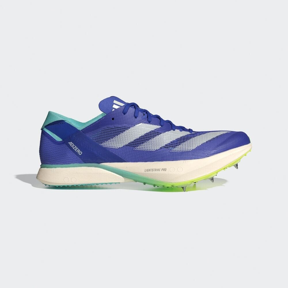 

Кроссовки Adidas ADIZERO AVANTI, цвет Cobalt Blue/Zero Metallic/Lucid Lemon