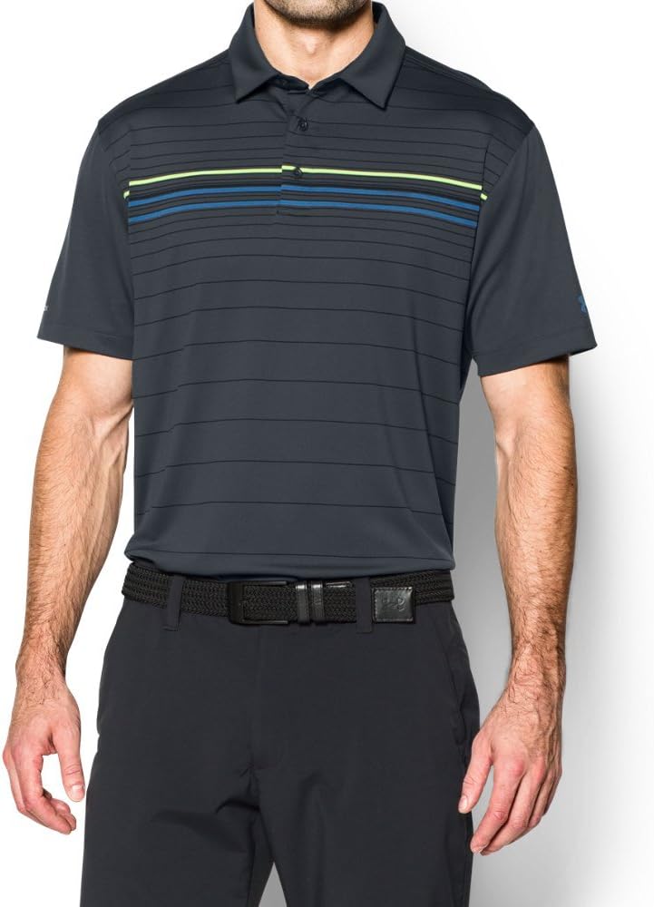 

Under Armour мужская футболка-поло Coldblack Engineered Stripe, Stealth Gray/ Squadron/ Squadron, Черный, Under Armour мужская футболка-поло Coldblack Engineered Stripe, Stealth Gray/ Squadron/ Squadron