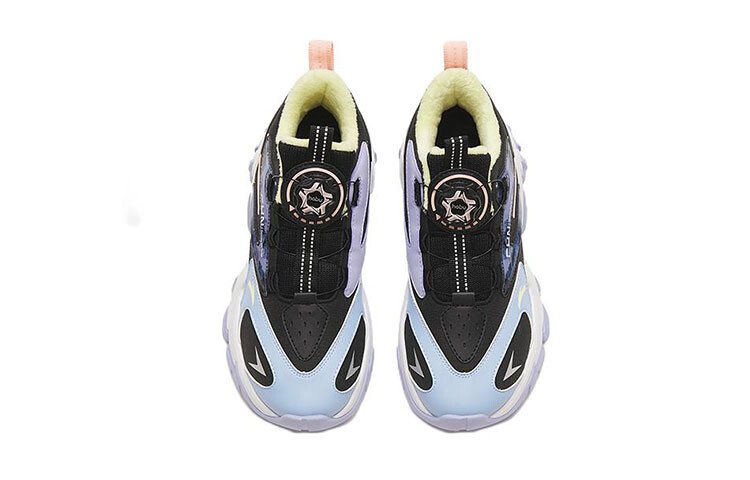Кроссовки Peak Climbing 2.0 для детей GS Low-top черного/синего цвета Anta Kids — фото 3
