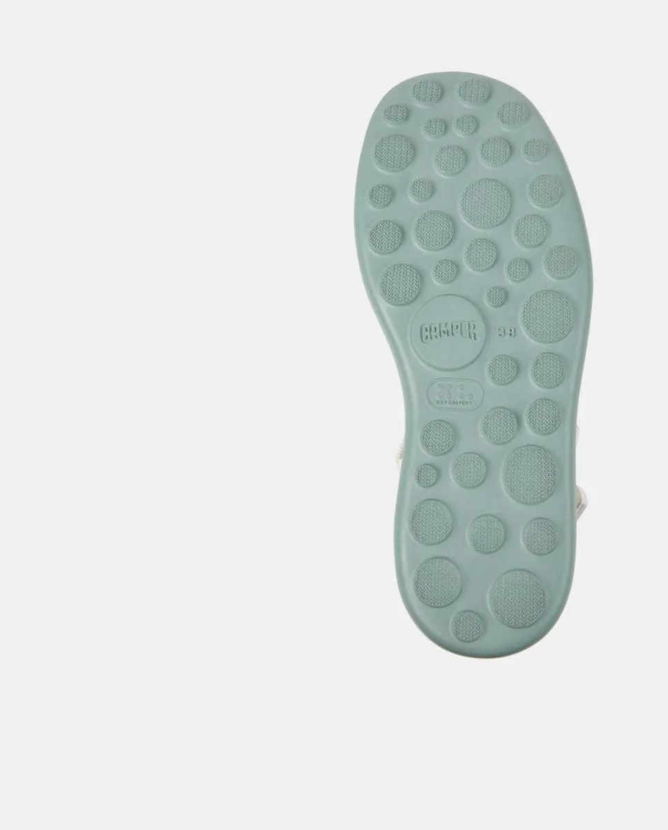 Женские сандалии на платформе Pelotas Flota Up с липким закрытием Camper, белый — фото 2