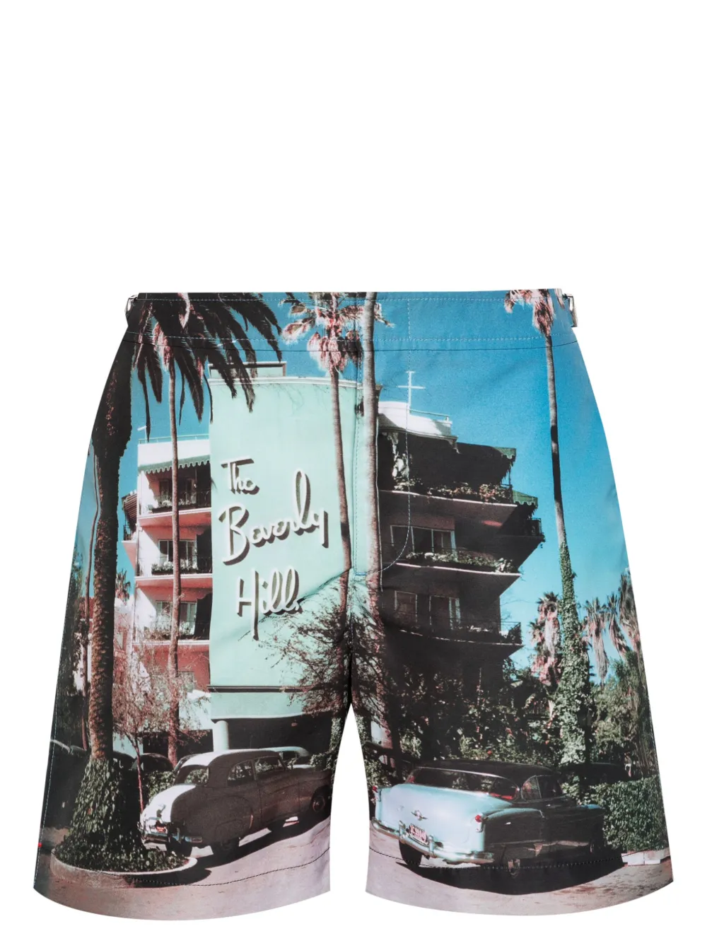 

Плавки-шорты Bulldog Photographic Beverly Hills Orlebar Brown, синий