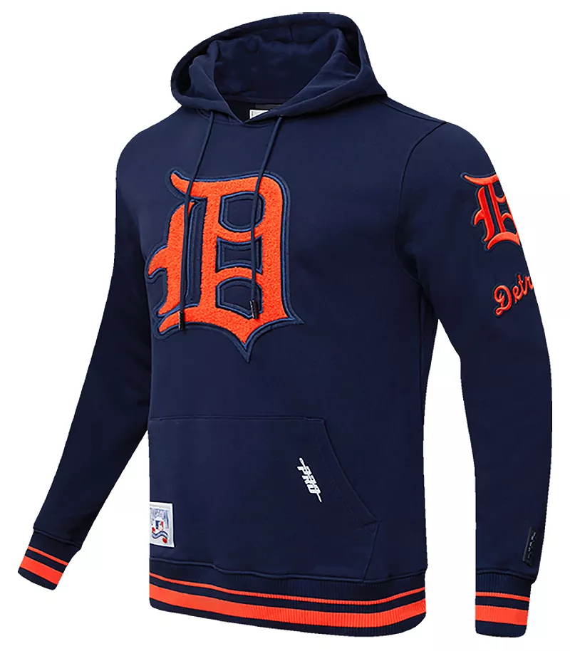 

Мужской флисовый пуловер с капюшоном Pro Standard Detroit Tigers, темно-синий