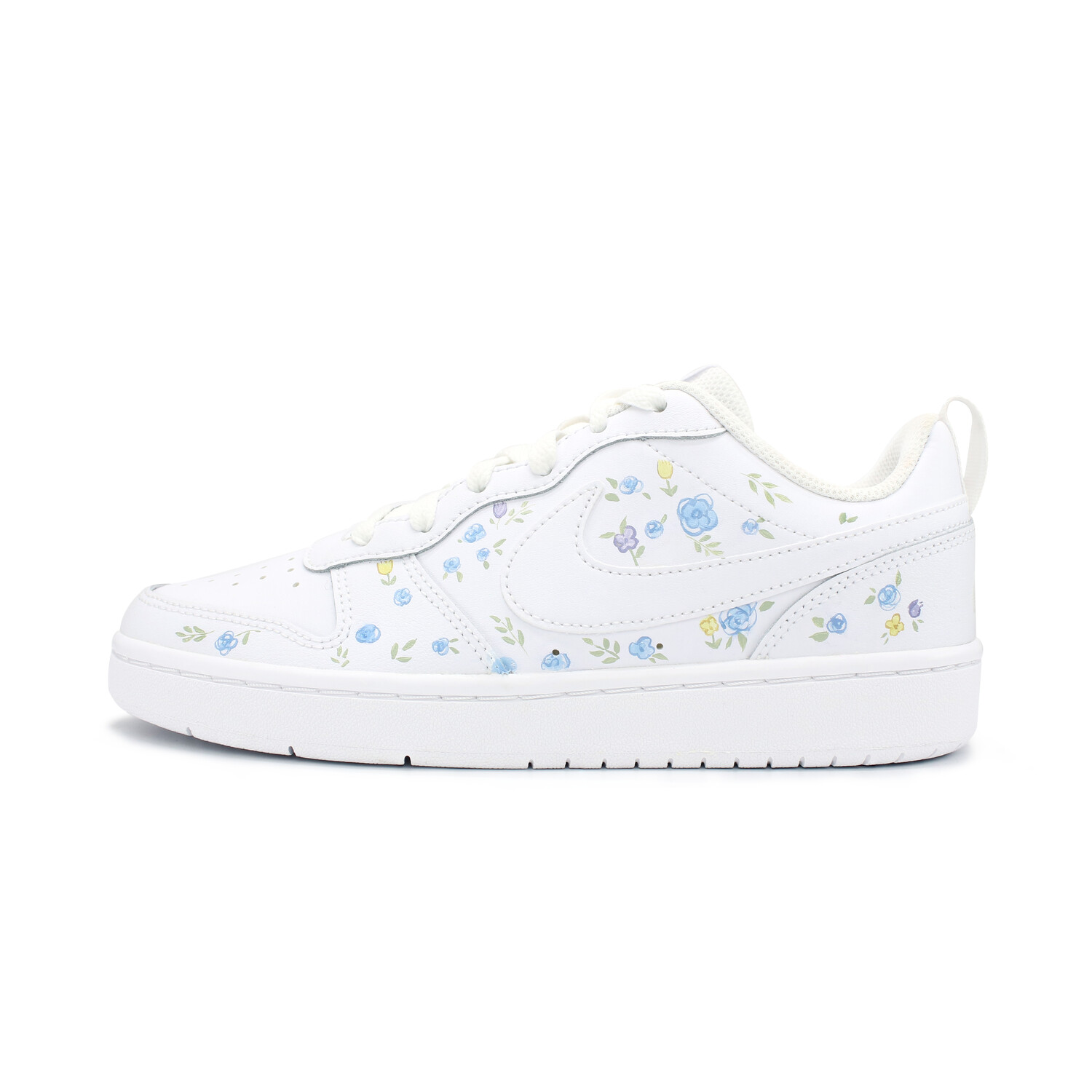 

Кроссовки Nike Court Borough 2 Skateboarding Shoes Women's Low-top White/blue, белый/синий