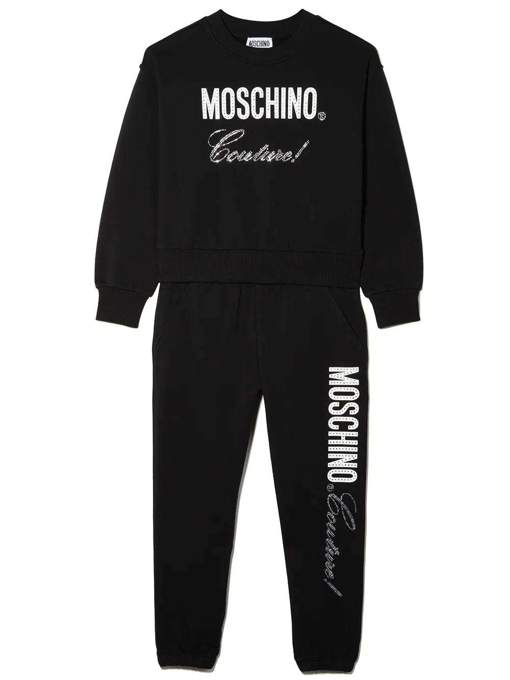 

Спортивный костюм Couture Moschino Kids, черный